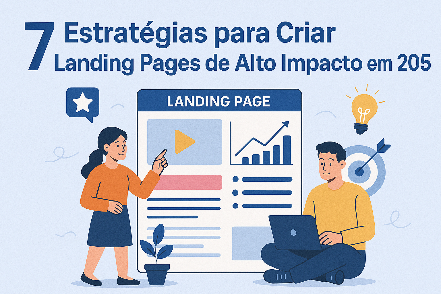 7 Estratégias para Criar Landing Pages de Alto Impacto em 2025